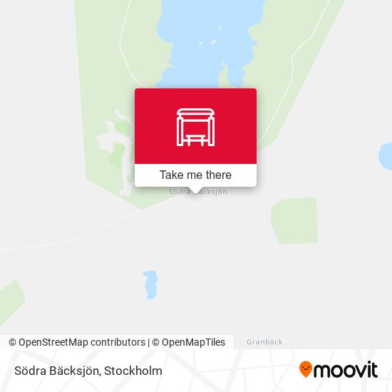 Södra Bäcksjön map