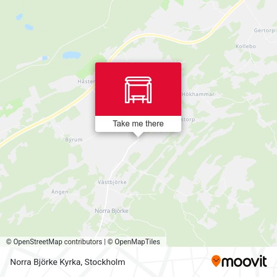 Norra Björke Kyrka map