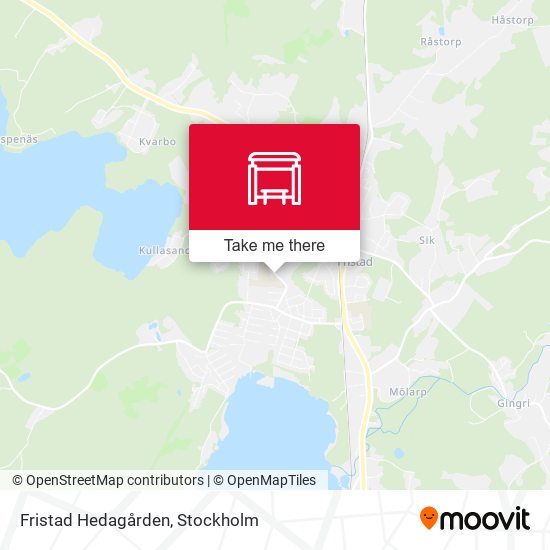 Fristad Hedagården map