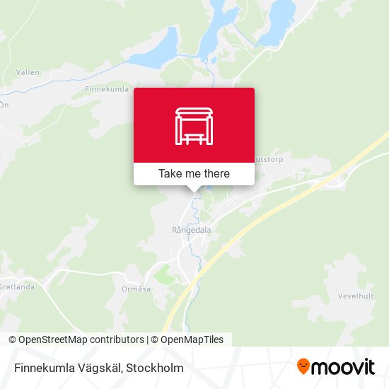 Finnekumla Vägskäl map