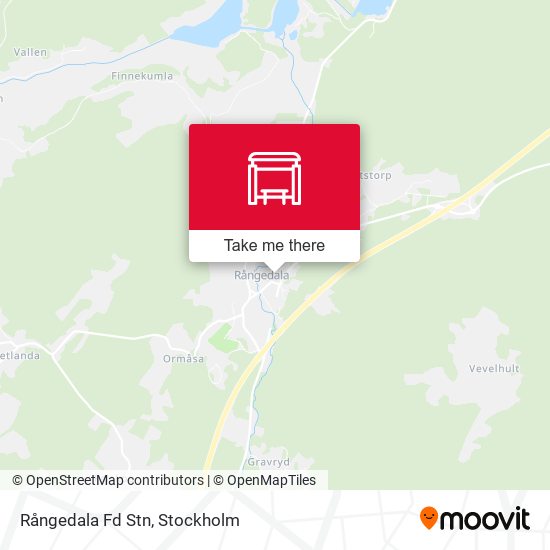 Rångedala Fd Stn map