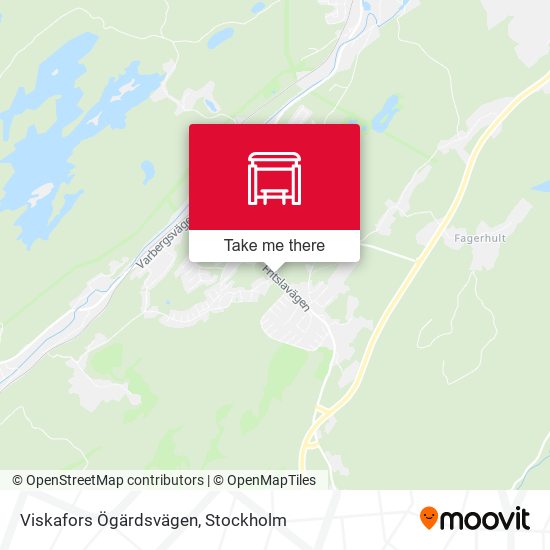 Viskafors Ögärdsvägen map