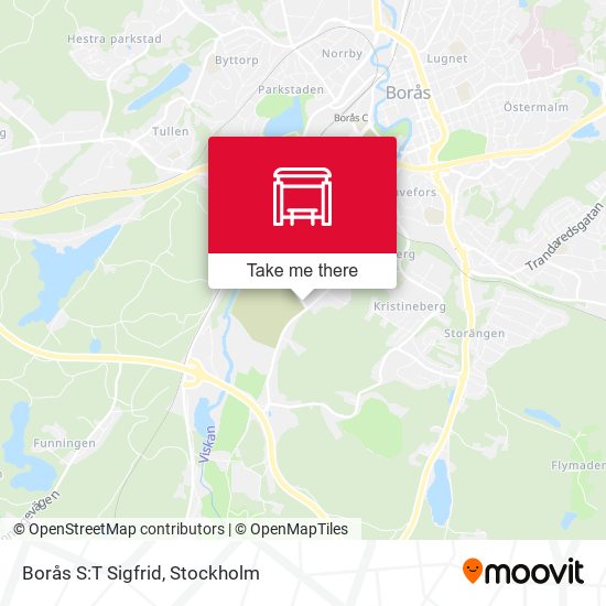 Borås S:T Sigfrid map