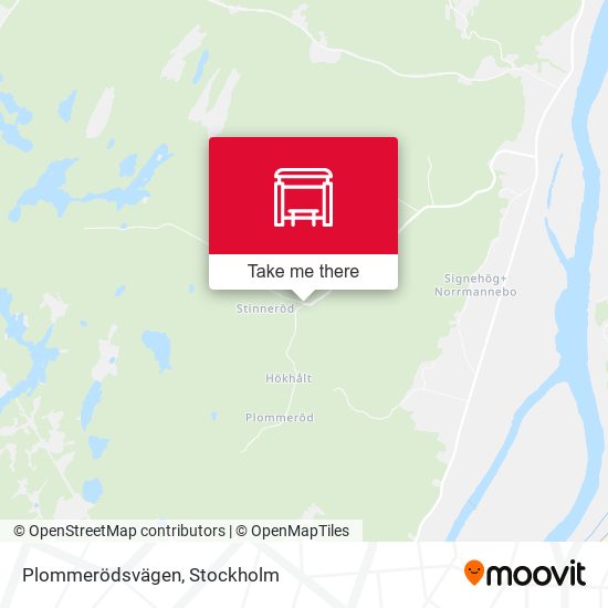 Plommerödsvägen map