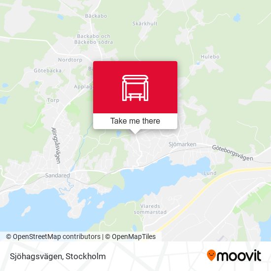 Sjöhagsvägen map