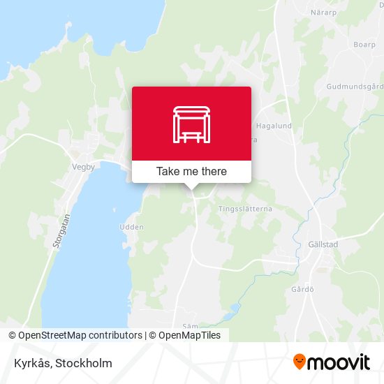 Kyrkås map