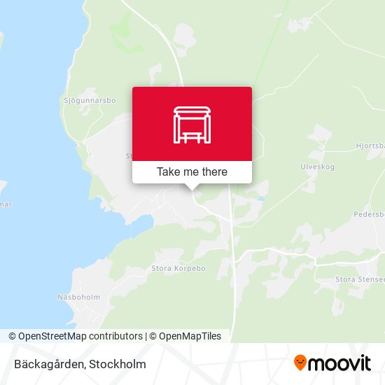 Bäckagården map