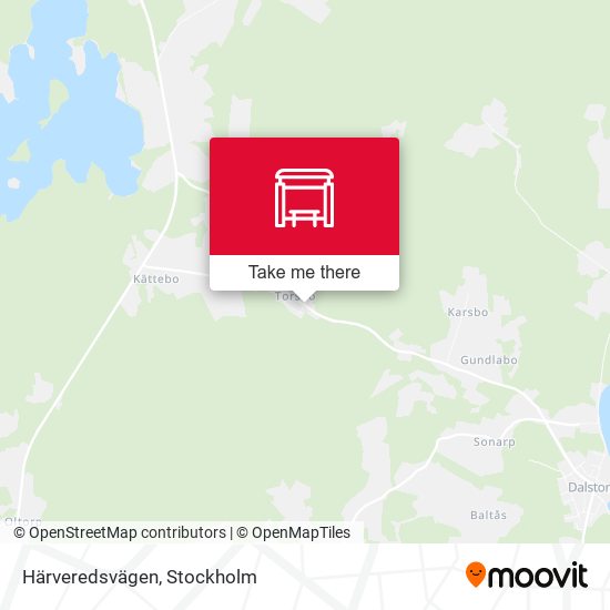Härveredsvägen map
