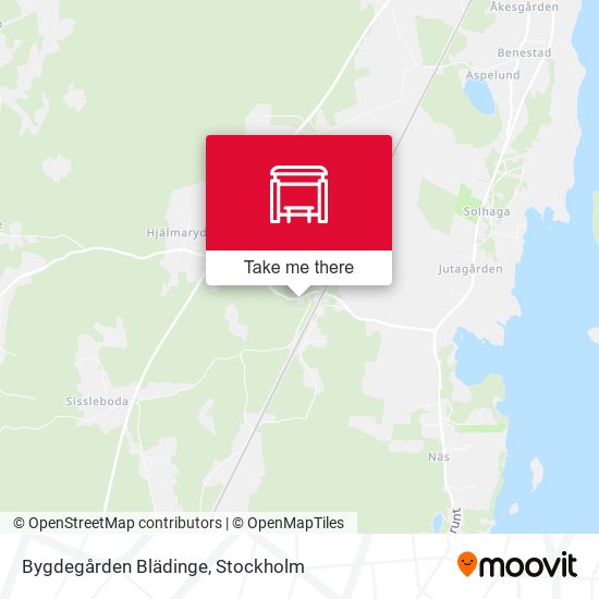 Bygdegården Blädinge map