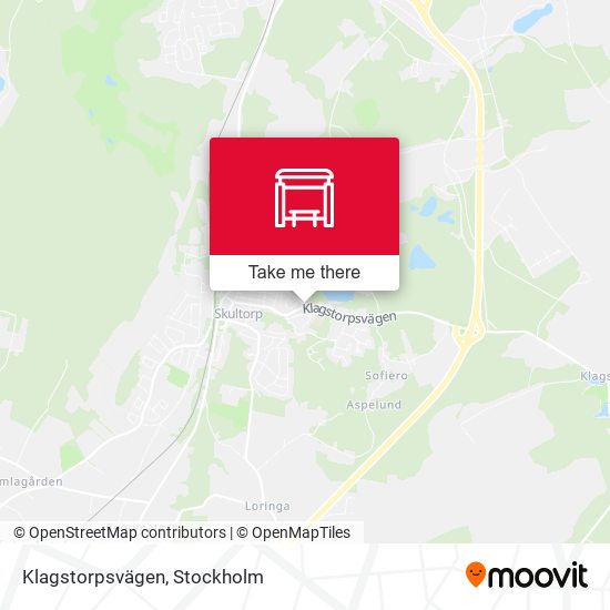 Klagstorpsvägen map