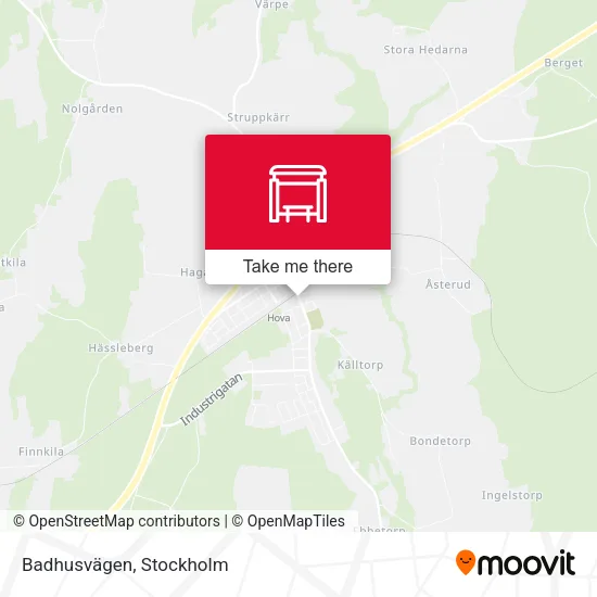 Badhusvägen map