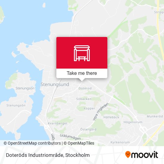 Doteröds Industriområde map
