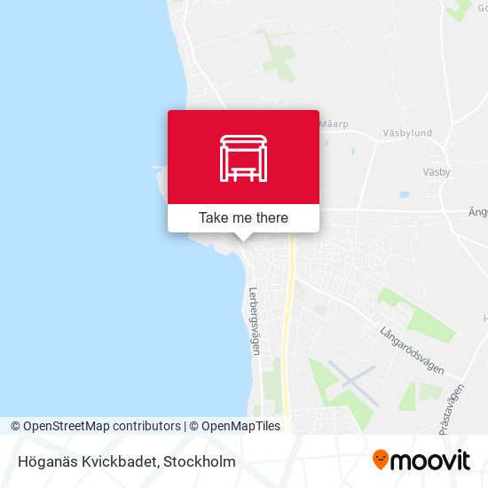Höganäs Kvickbadet map