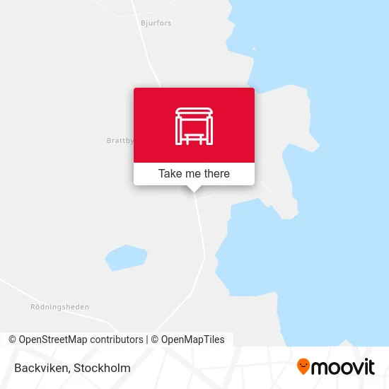 Backviken map