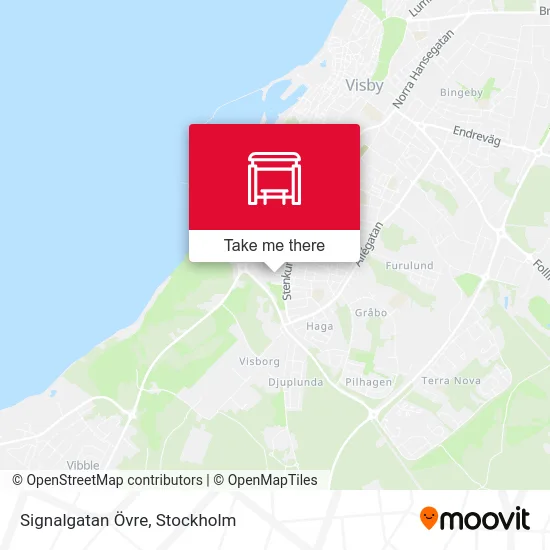 Signalgatan Övre map