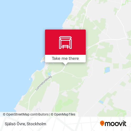 Själsö Övre map