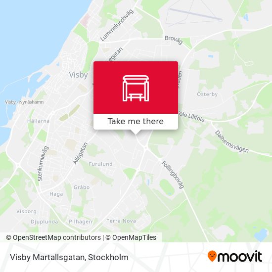 Visby Martallsgatan map