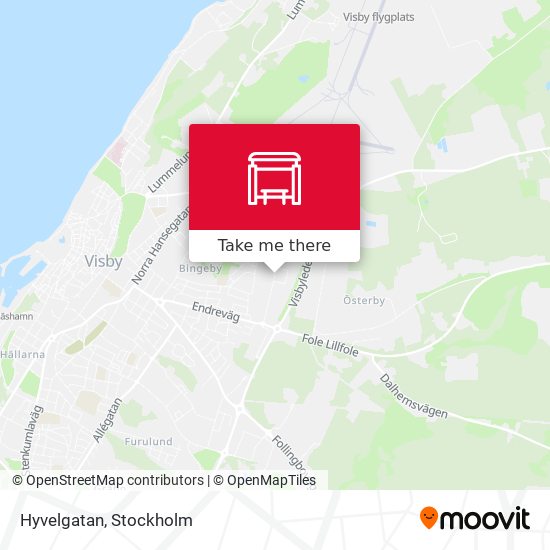 Hyvelgatan map