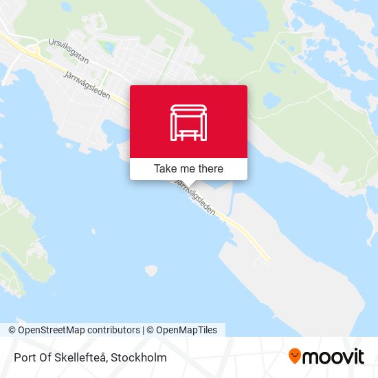 Port Of Skellefteå map