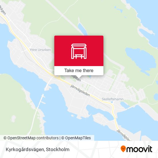 Kyrkogårdsvägen map
