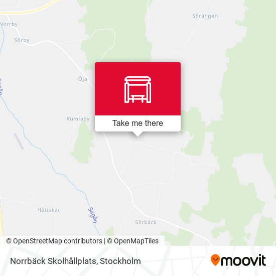 Norrbäck Skolhållplats map