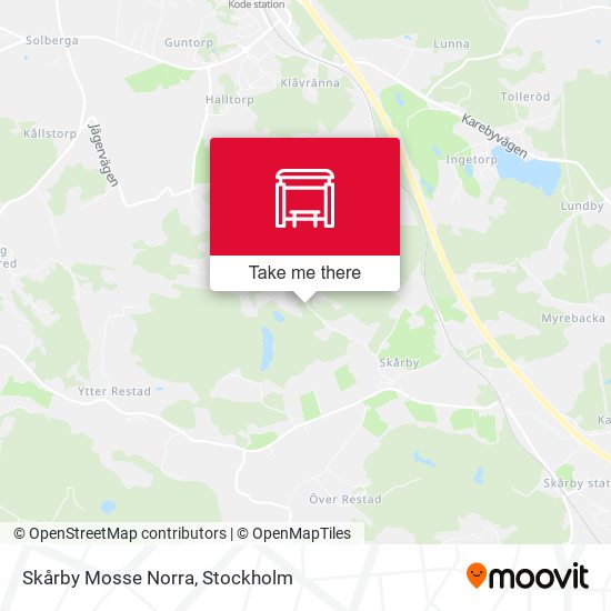 Skårby Mosse Norra map
