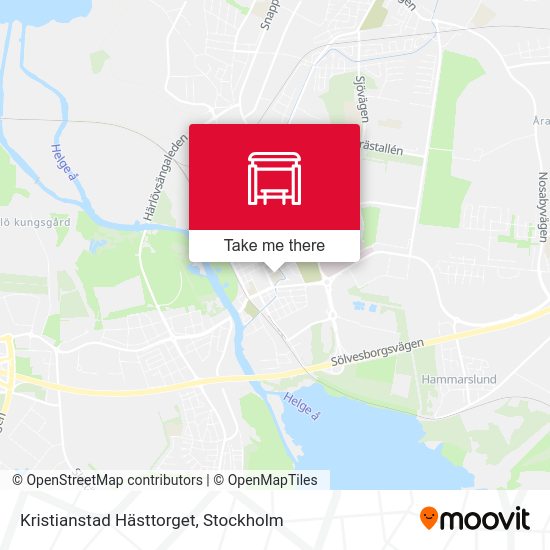 Kristianstad Hästtorget map