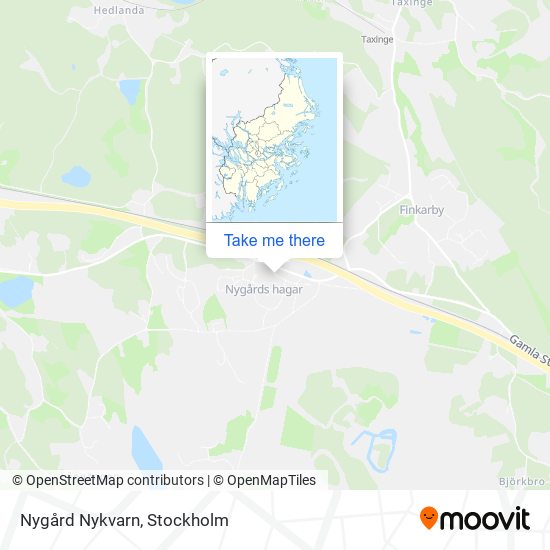 Nygård Nykvarn map