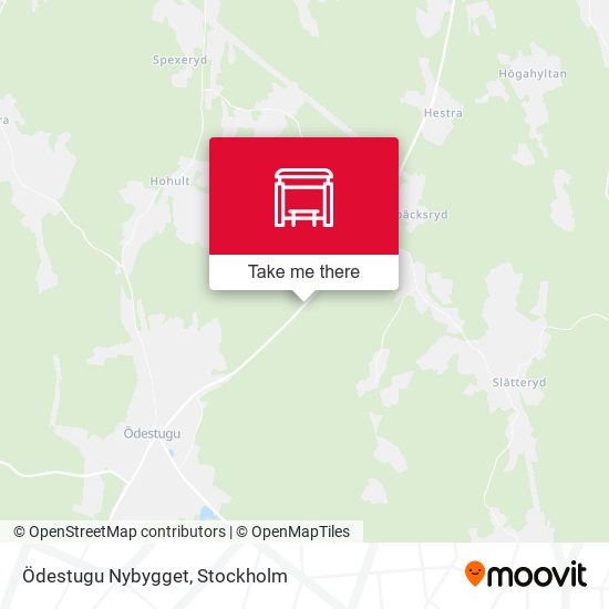 Ödestugu Nybygget map