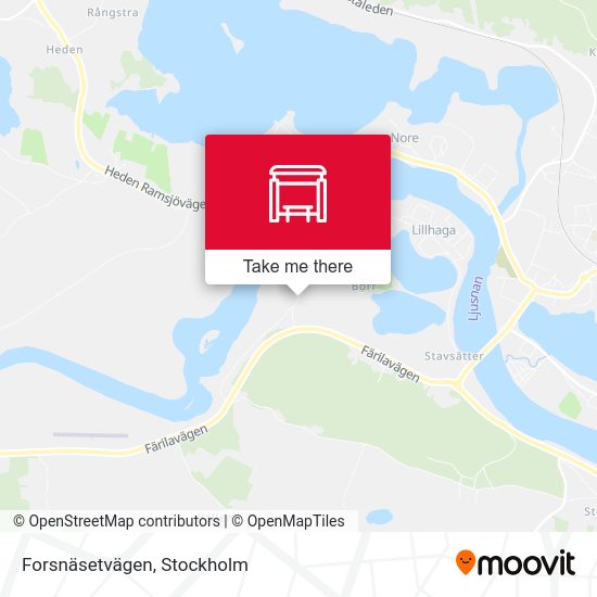 Forsnäsetvägen map