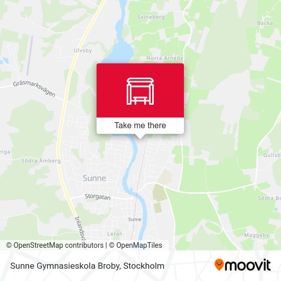 Sunne Gymnasieskola Broby map