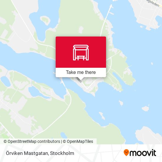 Örviken Mastgatan map