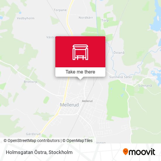 Holmsgatan Östra map