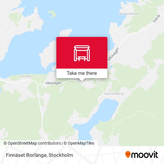 Finnäset Borlänge map