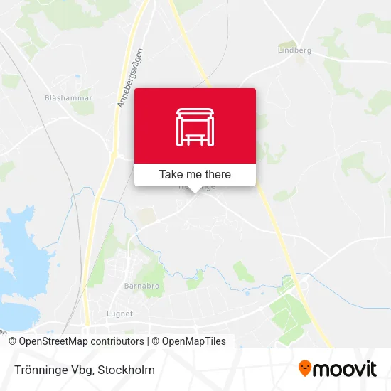 Trönninge Vbg map