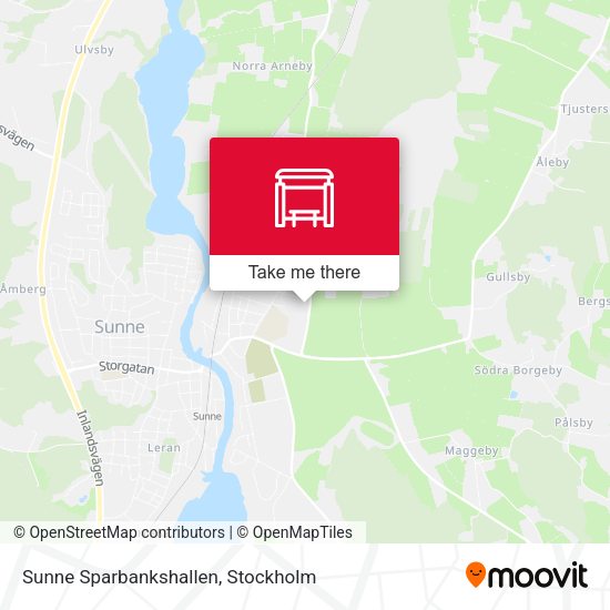 Sunne Sparbankshallen map