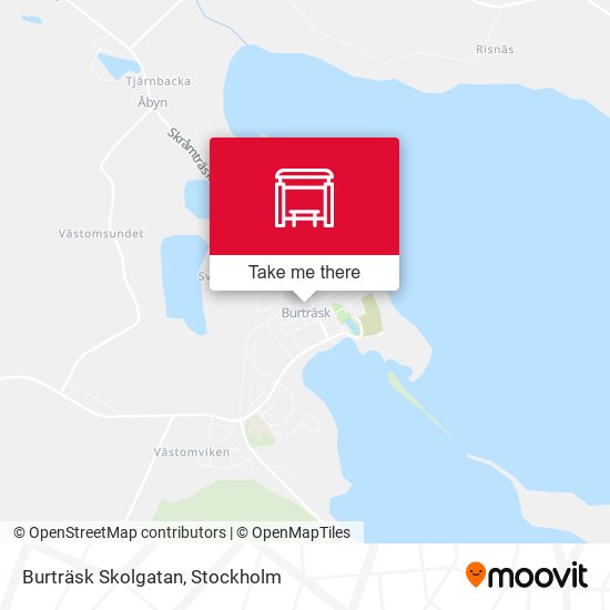 Burträsk Skolgatan map