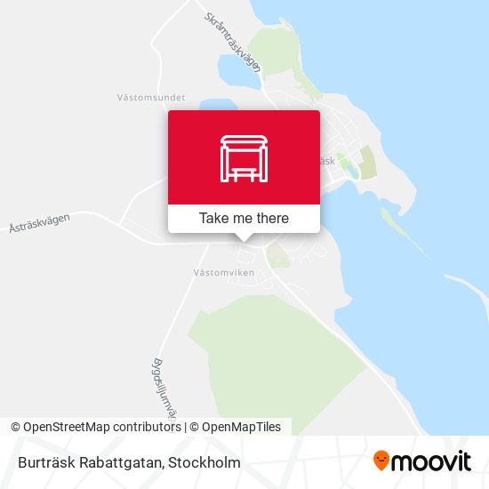 Burträsk Rabattgatan map