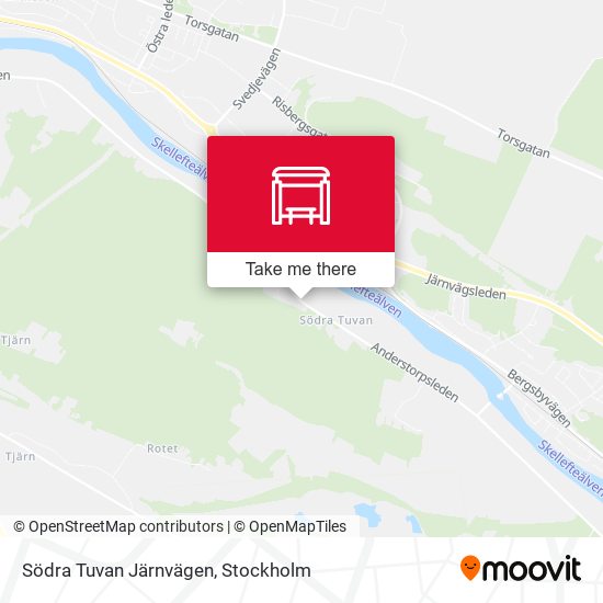 Södra Tuvan Järnvägen map