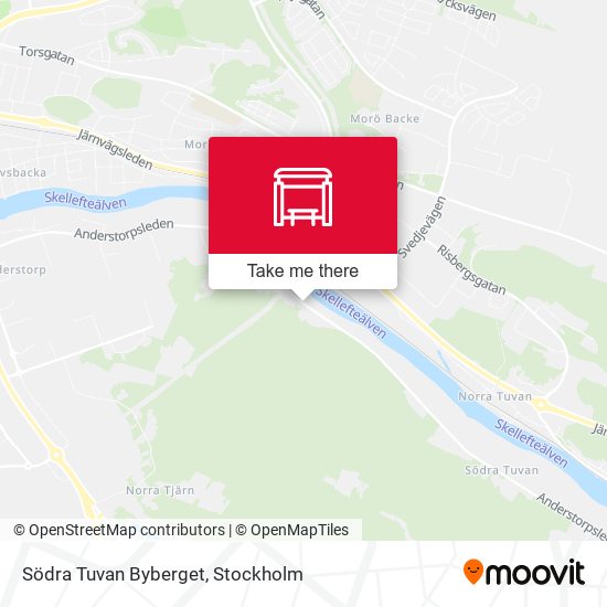 Södra Tuvan Byberget map