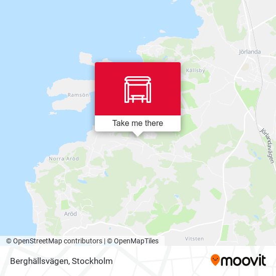 Berghällsvägen map
