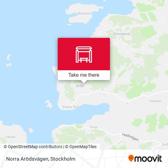 Norra Arödsvägen map