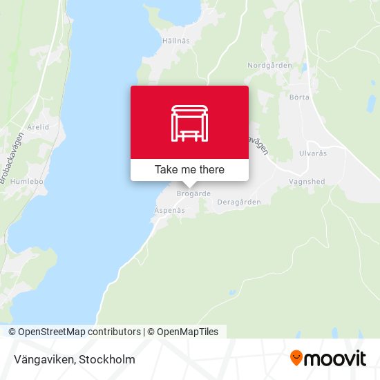 Vängaviken map