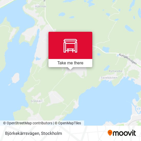 Björkekärrsvägen map