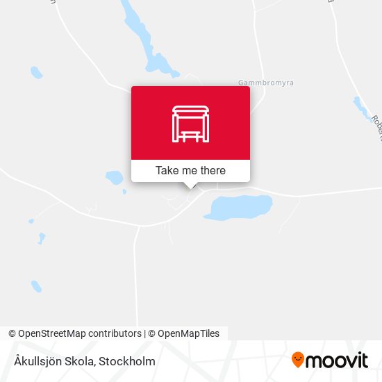Åkullsjön Skola map