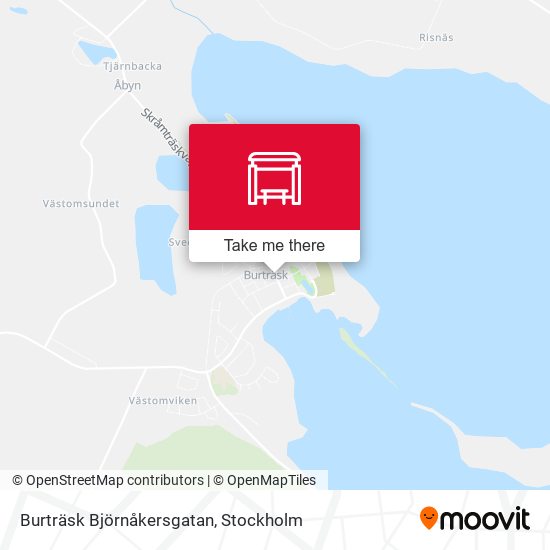 Burträsk Björnåkersgatan map