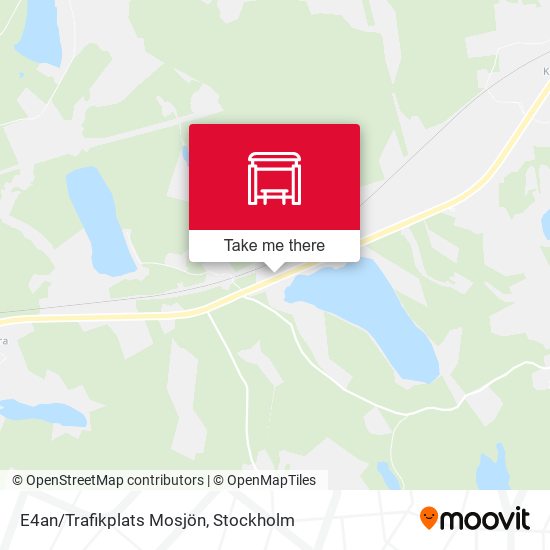 E4an/Trafikplats Mosjön map