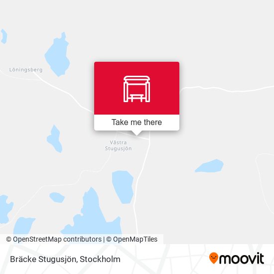 Bräcke Stugusjön map