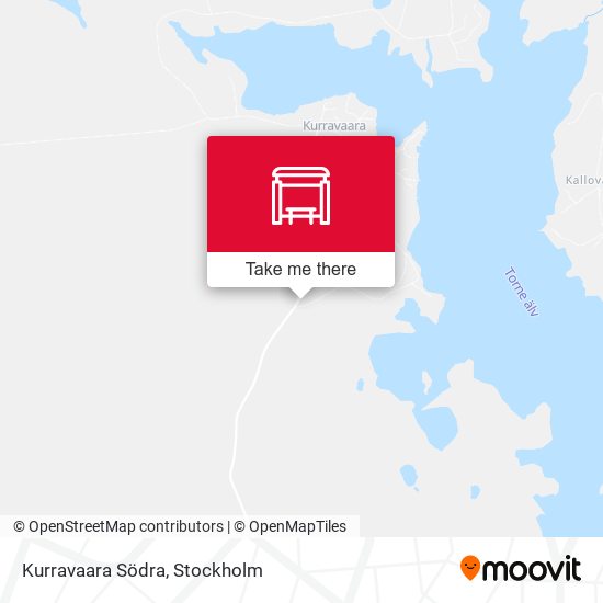 Kurravaara Södra map