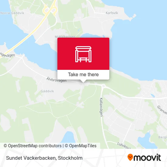 Sundet Vackerbacken map